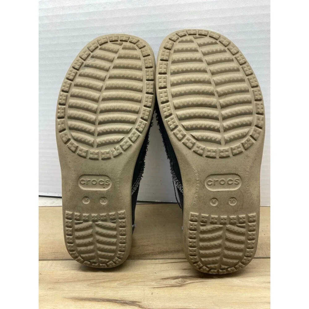 Crocs men’s Santa Cruz slip on shoes 10